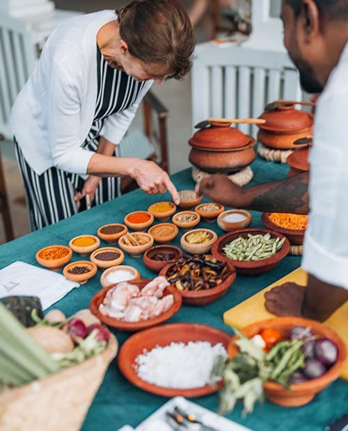 Sri Lankan Live Cooking Experience